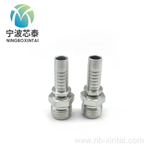 Stainless Steel Bsp Male Hydraulic Hex Nipple Fittings 12611 for High Pressure